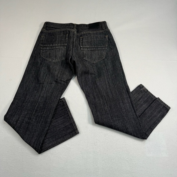 Structure Jeans Mens Size 32X30 Gray Black Slim Straight Leg - Picture 3 of 13